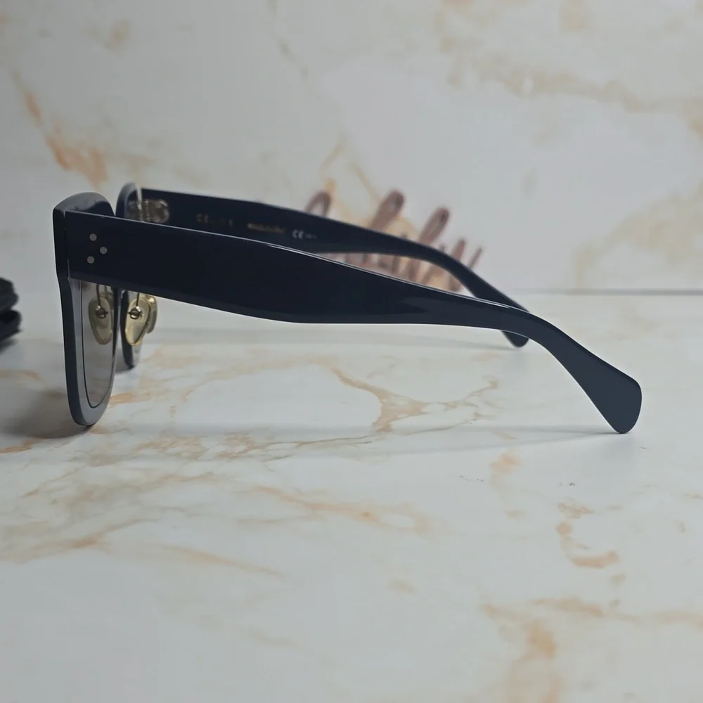 Celine kim Square oversized sunglasses navy Pheobe Philo era rare